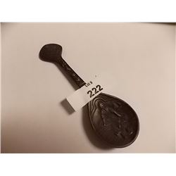 COLLECTORS DUTCH  SPOON - LIMITED EDITION 1981 - - "FAMILIEOVERZEE (DUTCH "FAMILY OVER SEAS) - 94% "