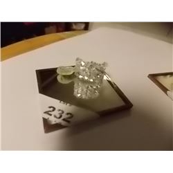 TOE RINGS - SWAROVSKI CRYSTALS - ELASTIC  - RETAI APPROX. $28 EAT