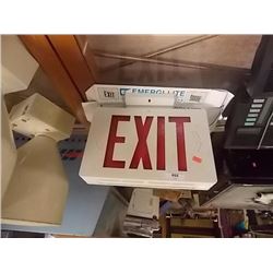 EXIT SIGN
