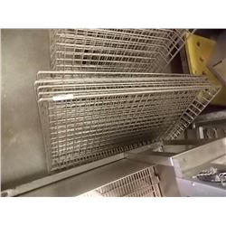 LARGE 5 PKC OF STAINLESS STEEL RACKS