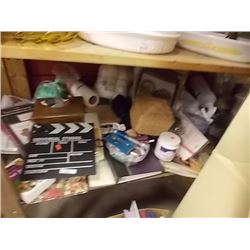SHELF OF COLLECTABLES