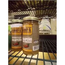 JALAPENO HONEY MUSTARD - MEDIUM - 6  JARS OZ JARS PER LOT- BB OCT 2015