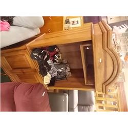 SOLID WOOD CABINET - 2 DOOR