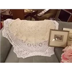 ROUND HAND CCRAFTED TABLE CLOTHS - 2 TTL