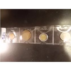 COINS - ASSORTED - 4 TTL