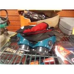 WELDING GLOVES, GOGGLES & HAT