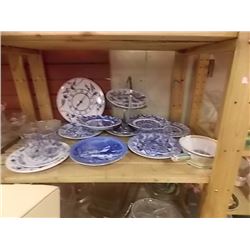 SHEFL - DECROATIVE COLLECTABLES  - DISHES ETC