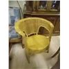 Image 1 : WICKER SIDE ARM CHAIR