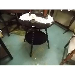 ROUND SIDE TABLE 2 TIER