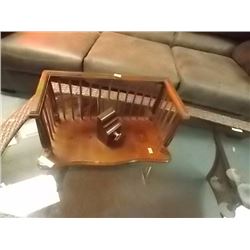 MAHOGANY BOOK HOLDER