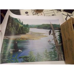 SIGNED NATIVE PRINT