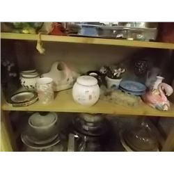 SHELF - VASES - PLANT POTS CANDLES AND MORE