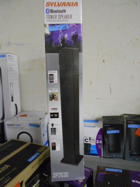 sylvania bluetooth tower speaker