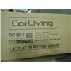 Image 1 : CORLIVING 47-60" BLACK GLASS