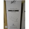 Image 1 : BELLO 65" 3 SHELF BK GLASS STAND