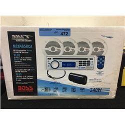 BOSS MARINE CD RADIO SPEAKER KIT