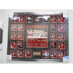 FRAMED TEAM CANADA 2002 CHAMPIONSHIP PHOTO