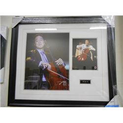 FRAMED & SIGNED YO YO MA PHOTO