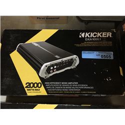 KICKER DXA 1000.1  (1CHANNEL AMP)