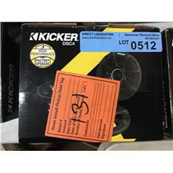 KICKER DSC44 - 4 INCH SPEAKER