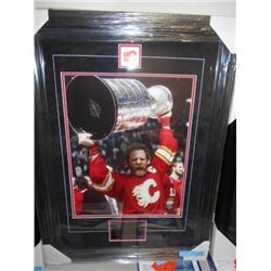 FRAMED & SIGNED LANNY MCDONALD PICTURE (COA)