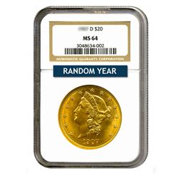 $20 Liberty MS64