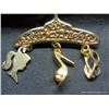 Image 3 : Barbie Gold Colored AVON Charm Pin