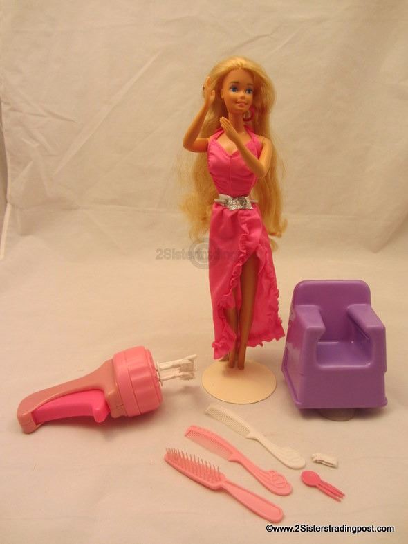twirly curls barbie