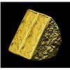 Image 1 : Rectangular Ring - Gold Plated