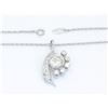 Image 6 : 1.29 ctw Diamond Pendant - 14KT White Gold