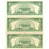 Image 2 : 1963 $5 VG/XF Red Seal Note Lot of 3