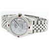 Image 3 : Rolex Stainless Steel Meteorite Diamond Ruby DateJust Men's Watch