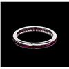 Image 1 : 1.00 ctw Ruby Ring - Platinum