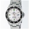 Image 1 : Rolex Stainless Steel Emerald and Diamond Submariner Men's Watch