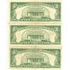 Image 2 : 1963 $5 VG/XF Red Seal Note Lot of 3