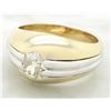 Image 8 : 0.75 ctw Vintage Diamond Ring - 14KT Yellow and White Gold