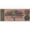 Image 1 : 1864 $5 Confederate States of America Bank Note