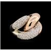 Image 1 : 2.53 ctw Diamond Ring - 14KT Two-Tone Gold