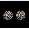 Image 1 : 14KT White Gold 1.81 ctw Diamond Earrings