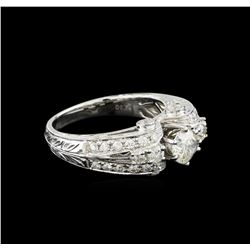 14KT White Gold 1.15 ctw Diamond Ring