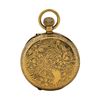 Image 2 : Antique Pocket Watch - 9KT Yellow Gold