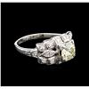 Image 1 : 1.63 ctw Diamond Ring - Platinum