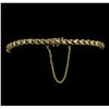 Image 3 : 4.70 ctw Diamond Tennis Bracelet - 14KT Yellow Gold