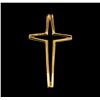 Image 2 : 1.00 ctw Diamond Cross Pendant - 18KT Rose Gold