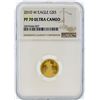 Image 1 : 2010-W NGC PF 70 Ultra Cameo $5 American Eagle Gold Coin