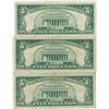 Image 2 : 1963 $5 VG/XF Red Seal Note Lot of 3