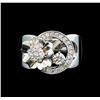 Image 2 : 0.50 ctw Diamond Ring - 14KT White Gold