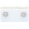 Image 2 : 0.50 ctw Diamond Stud Earrings - 14KT White Gold