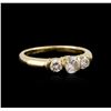 Image 2 : 14KT Yellow Gold 0.84 ctw Diamond Ring