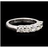 Image 1 : 14KT White Gold 1.16 ctw Diamond Ring